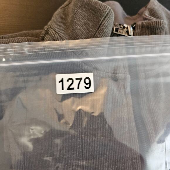 Columbia Ribbed 1/4 Zip Mock Neck Pullover Sweater Mens Size Large Gray EUC - Picture 11 of 11